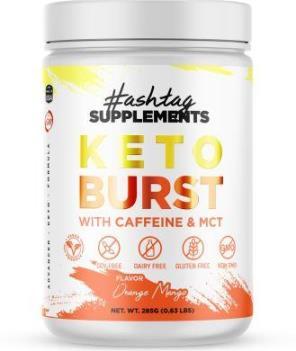 Keto Burst - BHB Kentones With Caffeine And MCT - Orange Mango