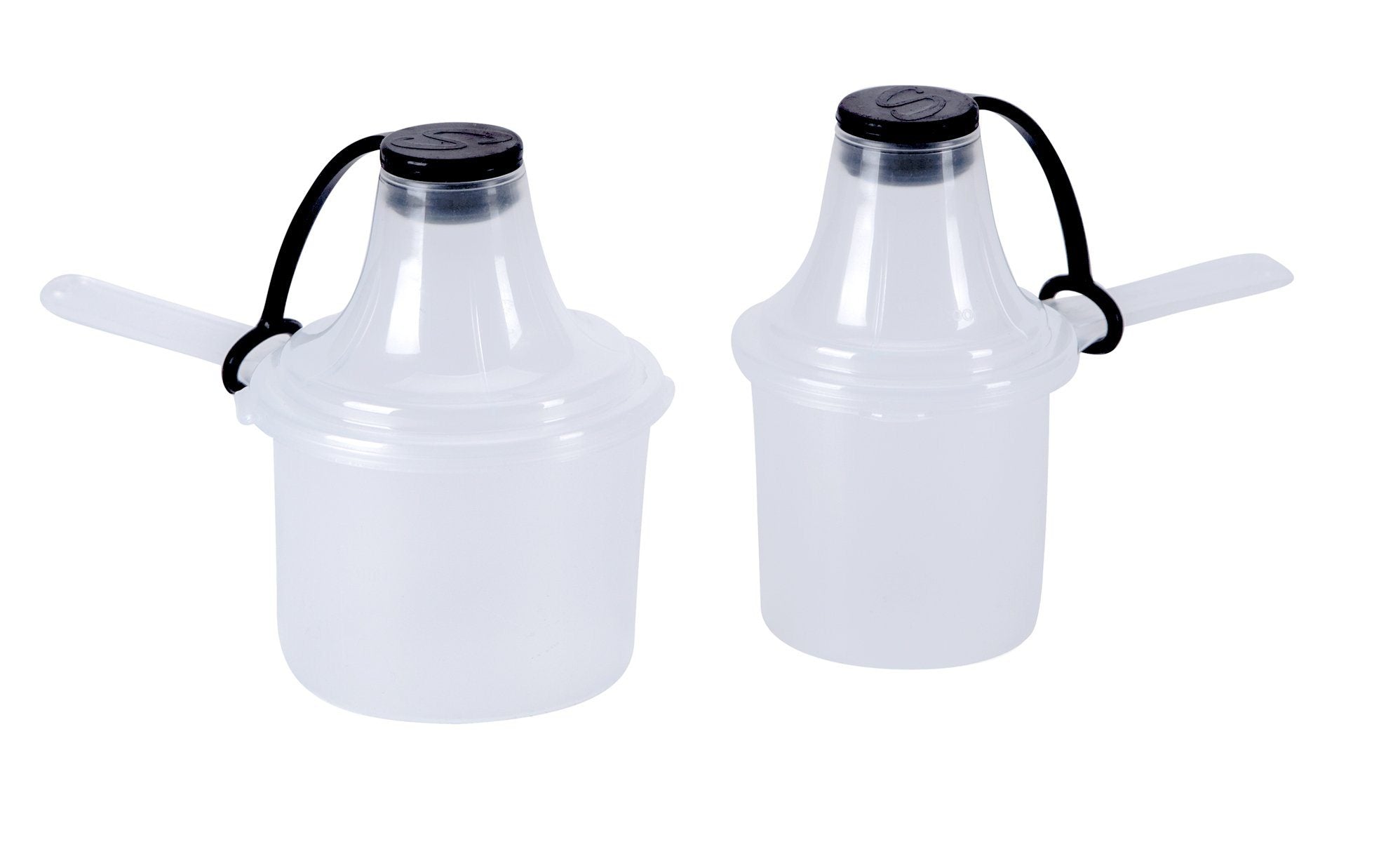 The Scoopie - 2 Pack (Double Pack)- 60 cc/mL 90 cc/mL - Gym Protein  Container and Dispenser $8.99